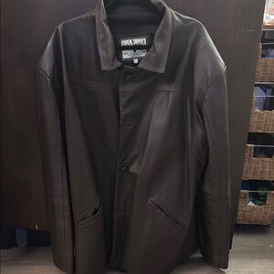 Javo’s Pineapple Stylish Brown Leather Jacket